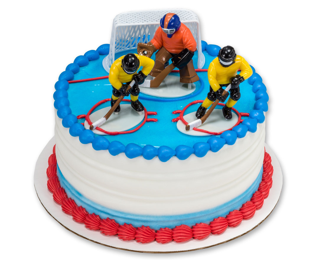 Hockey Birthday Cake
 Hockey Team Cake Topper Hockey Team Figures Hockey Cake