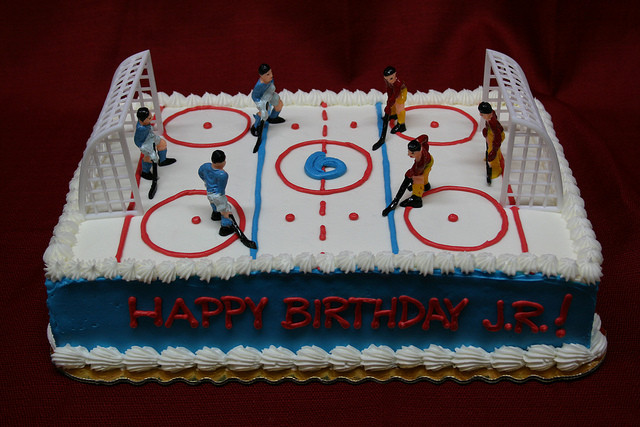 Hockey Birthday Cake
 birthday – nick does hockey