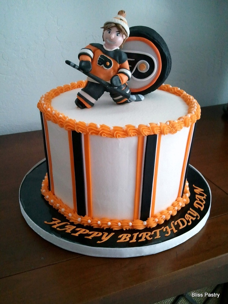 Hockey Birthday Cake
 41 best Mmm Flyers images on Pinterest