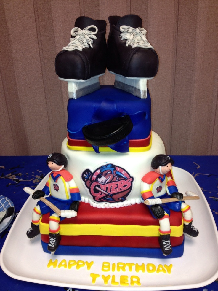 Hockey Birthday Cake
 78 best Hockey Cakes images on Pinterest