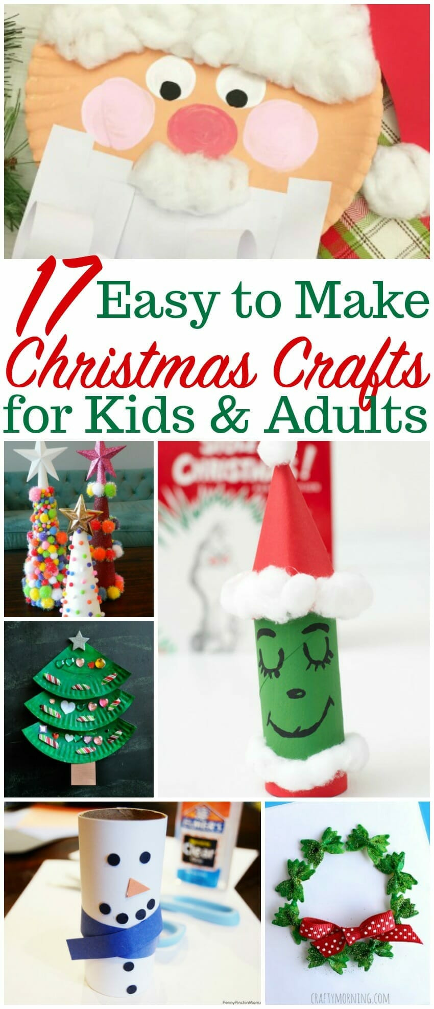 Holiday Crafts For Adults
 Easy Christmas Crafts for Kids and Adults to Create