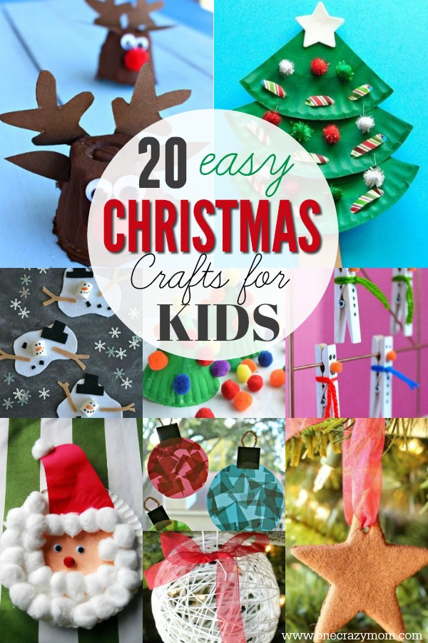 Holiday Crafts For Kids- Christmas Ornaments
 Easy Christmas Crafts for Kids 20 Christmas Craft Ideas