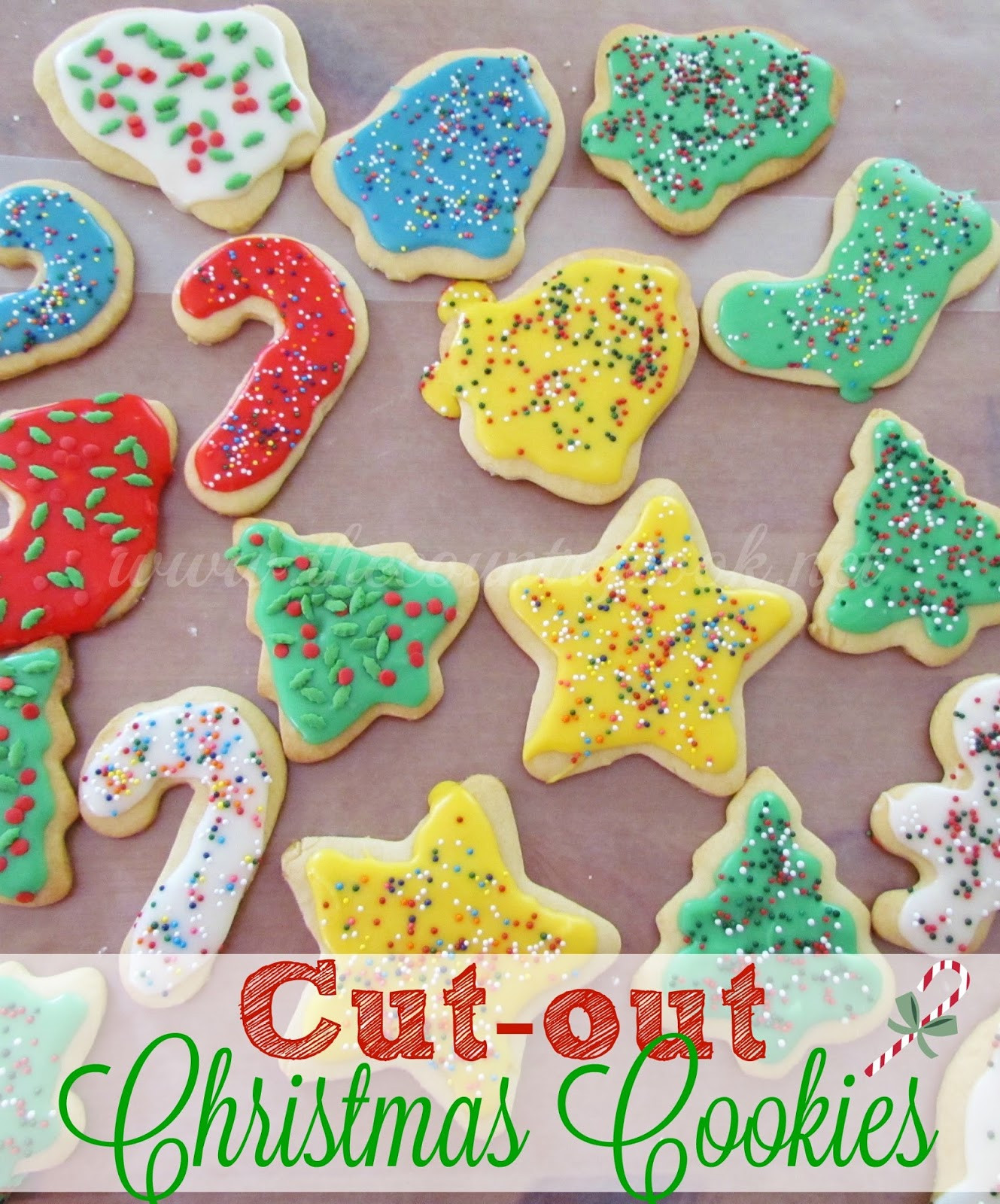 Holiday Cut Out Cookies
 Cut Out Sugar Cookies The Country Cook