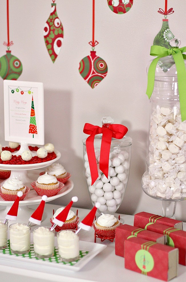 Holiday Party Ideas
 Traditional Red & Green Family Friendly Christmas Party