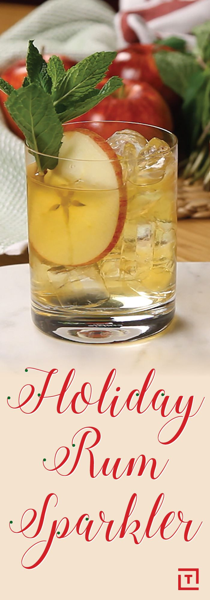 Holiday Rum Drinks
 Holiday Rum Sparkler Recipe