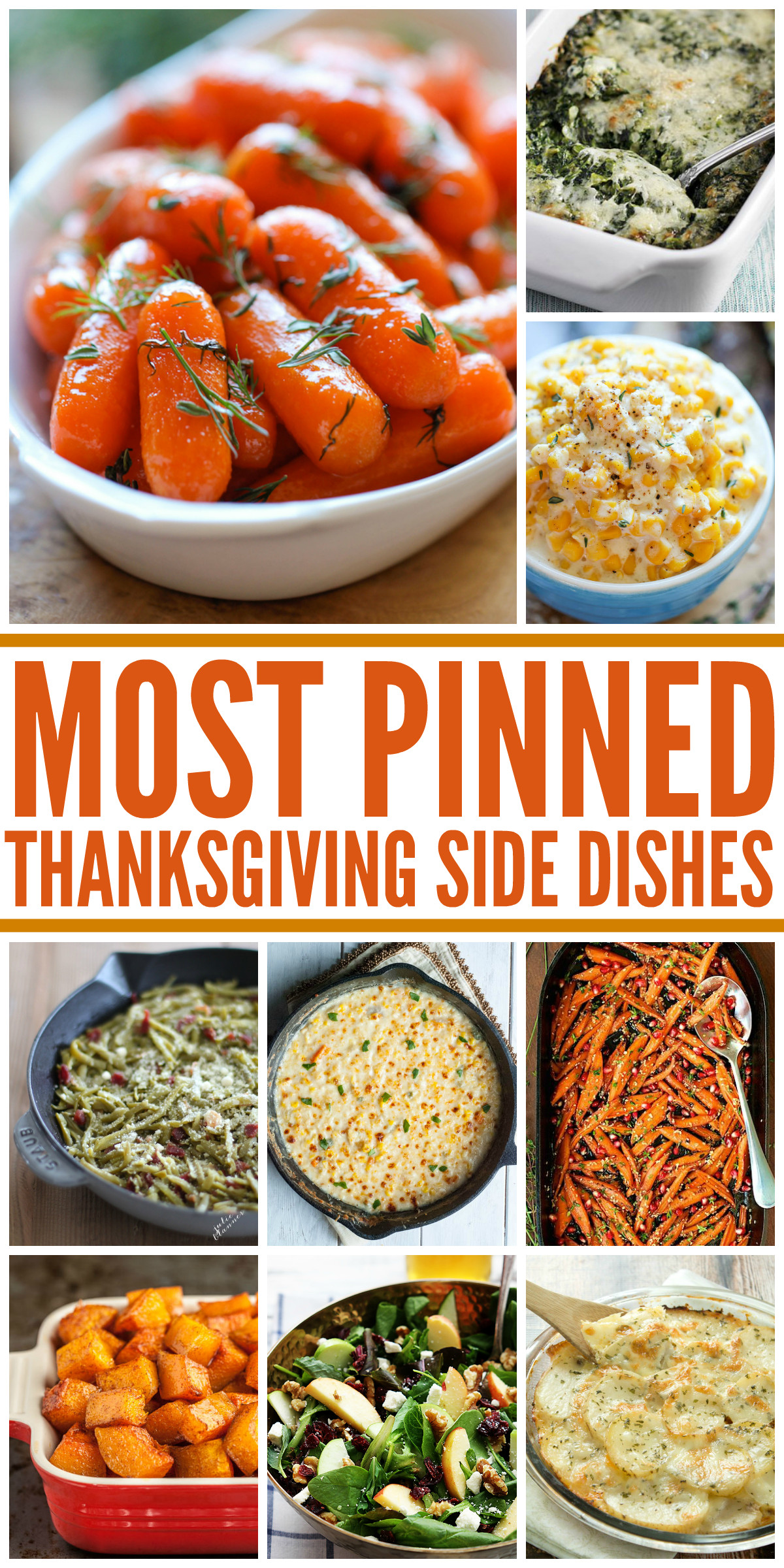 Holiday Side Dishes
 25 Most Pinned Holiday Side Dishes