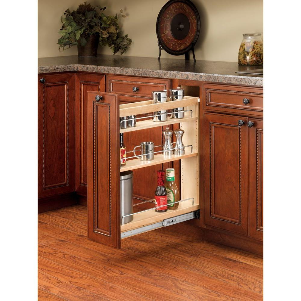 Home Depot Kitchen Cabinet Organizers
 Rev A Shelf 25 48 in H x 5 in W x 22 47 in D Pull Out