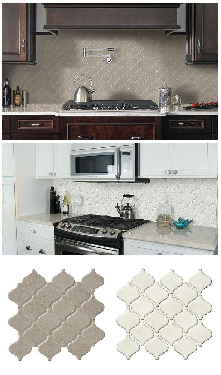 Home Depot Kitchen Wall Tile
 MSI Bianco Arabesque 9 84 in x 10 63 in x 6mm Glazed