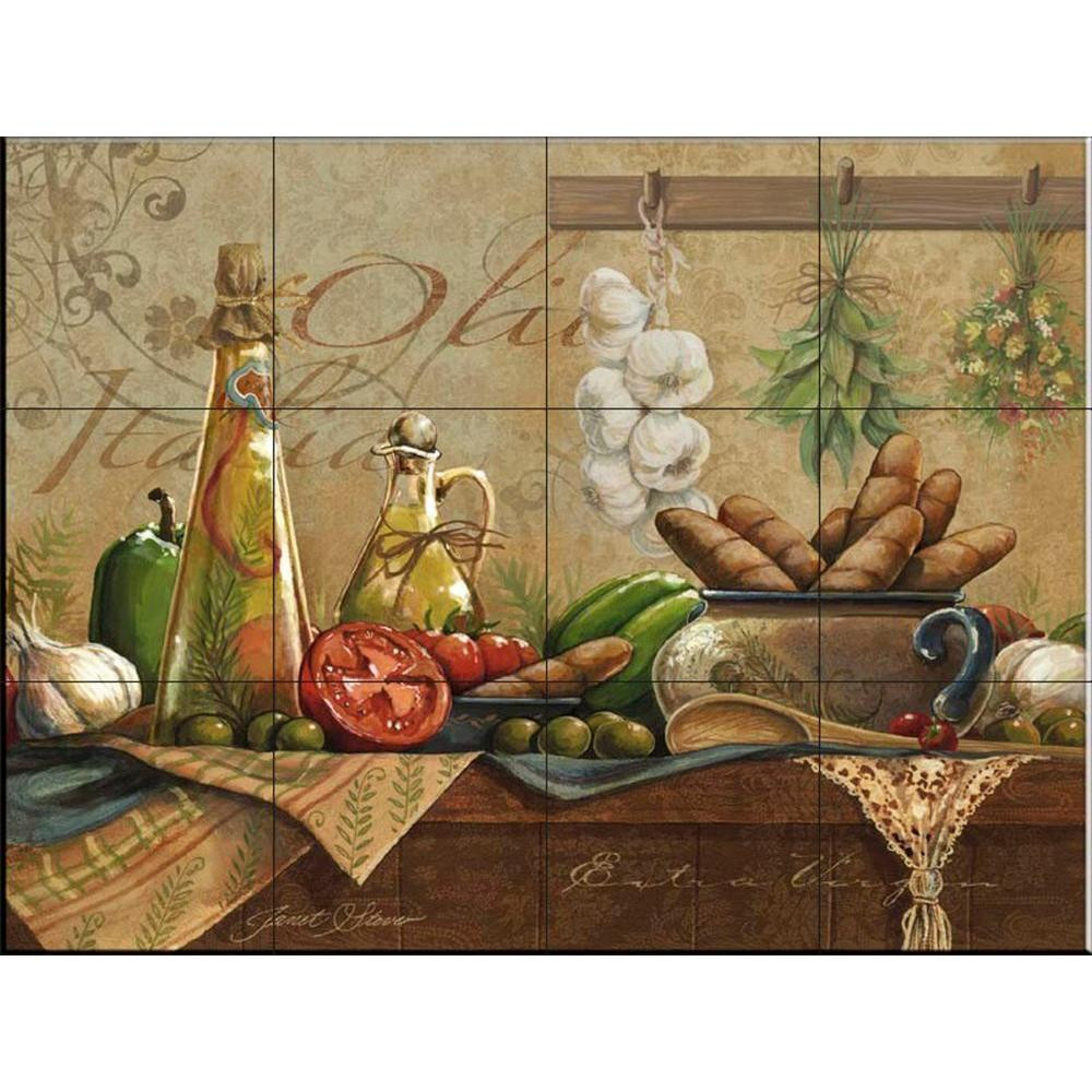 Home Depot Kitchen Wall Tile
 The Tile Mural Store Olio d Olive 17 in x 12 3 4 in