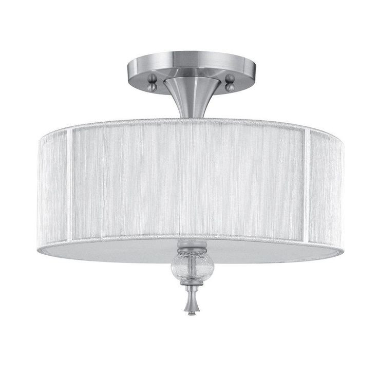 Home Depot Light Fixtures Bedroom
 World Imports Bayonne Collection 3 Light Brushed Nickel