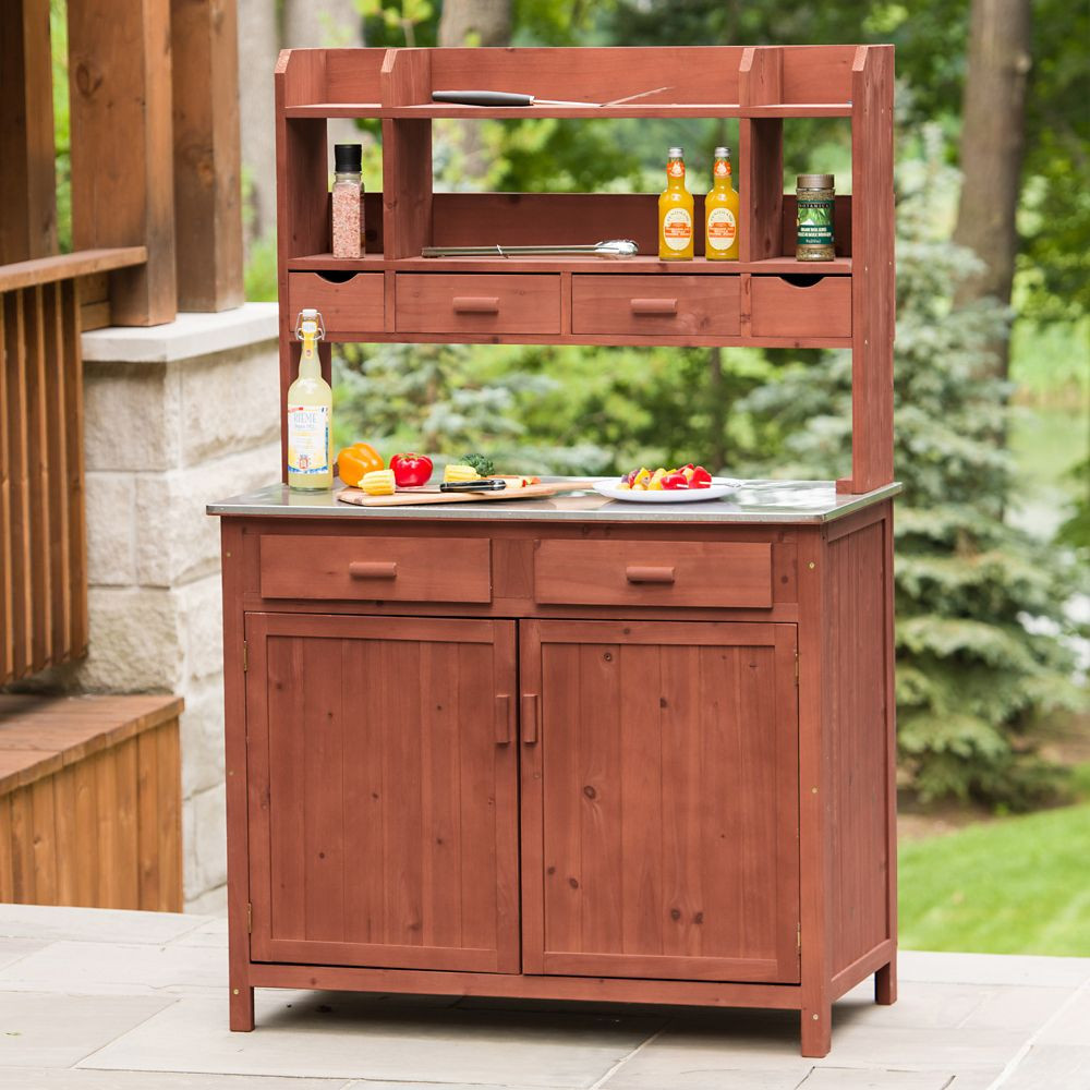 Home Depot Outdoor Kitchen
 Leisure Season Outdoor Kitchen Prep Station