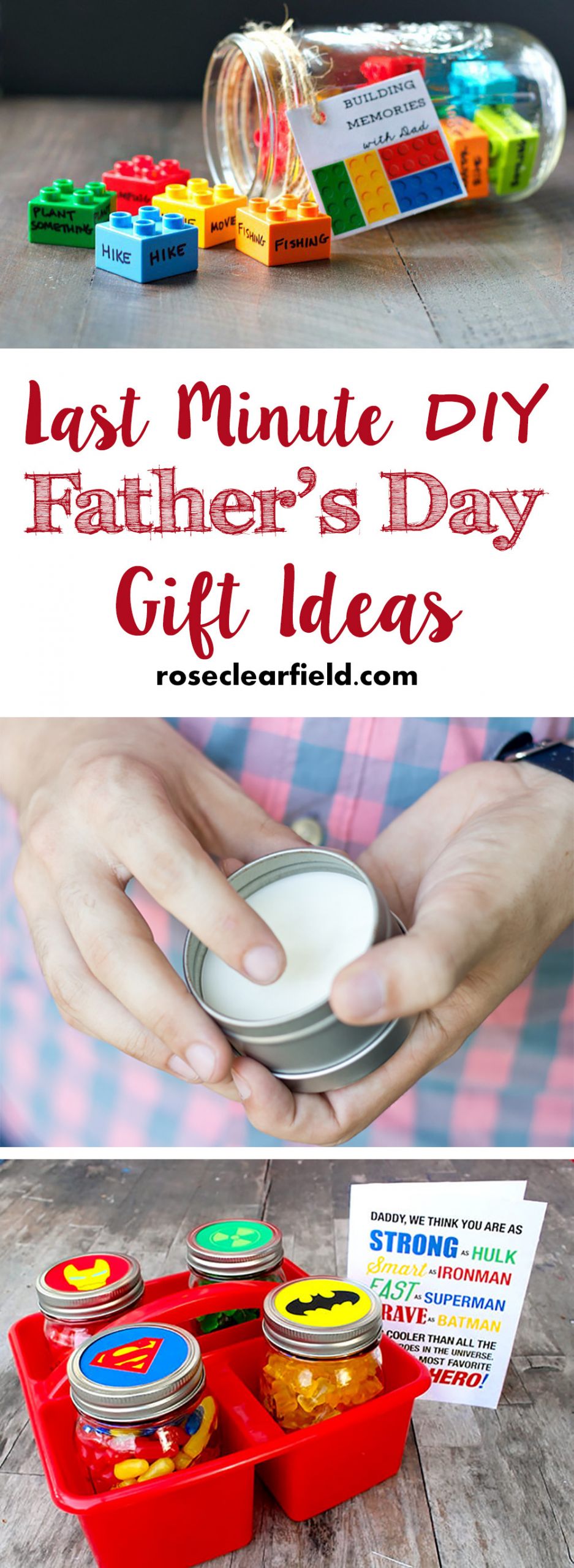 Homemade Fathers Day Ideas
 Last Minute DIY Father s Day Gift Ideas • Rose Clearfield