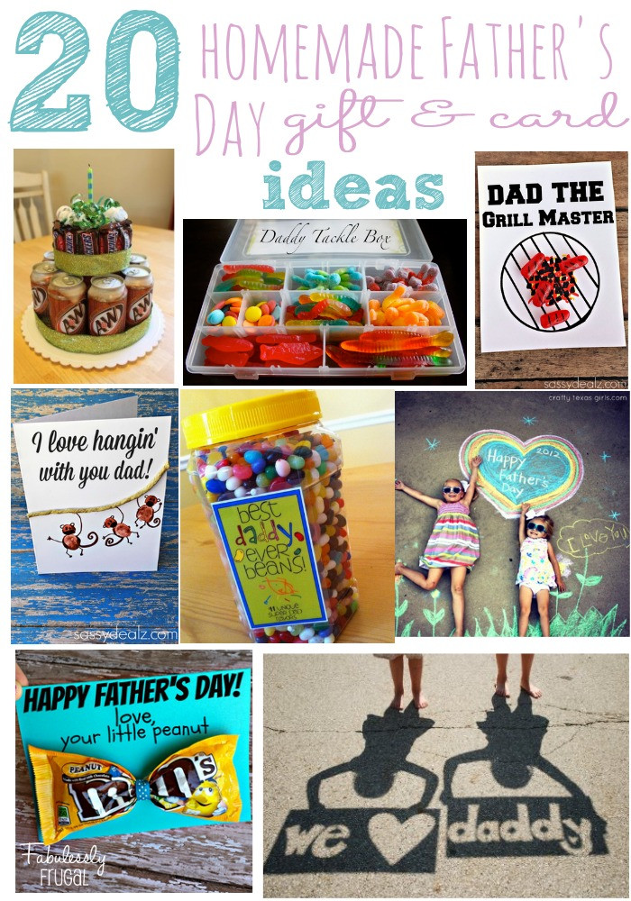 Homemade Fathers Day Ideas
 20 Easy Homemade Father s Day Card Ideas and Gift Ideas