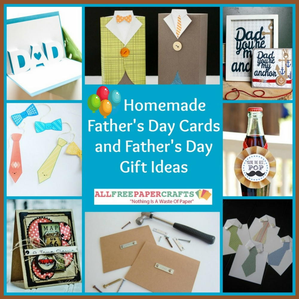 Homemade Fathers Day Ideas
 26 Homemade Father s Day Cards and Father s Day Gift Ideas