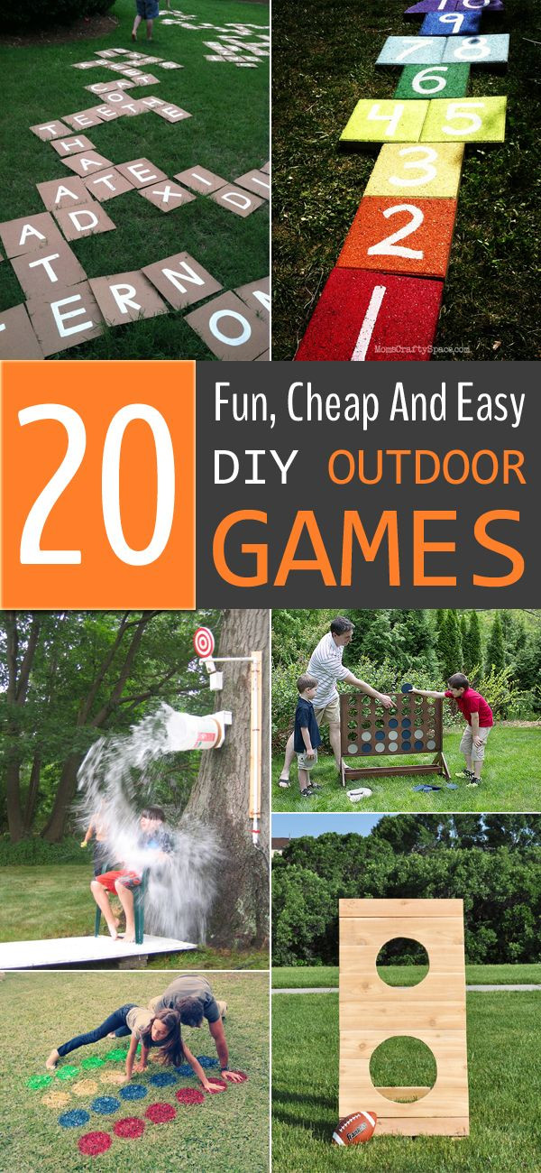 Homemade Games For Adults
 20 Fun Cheap And Easy DIY Outdoor Games For The Whole