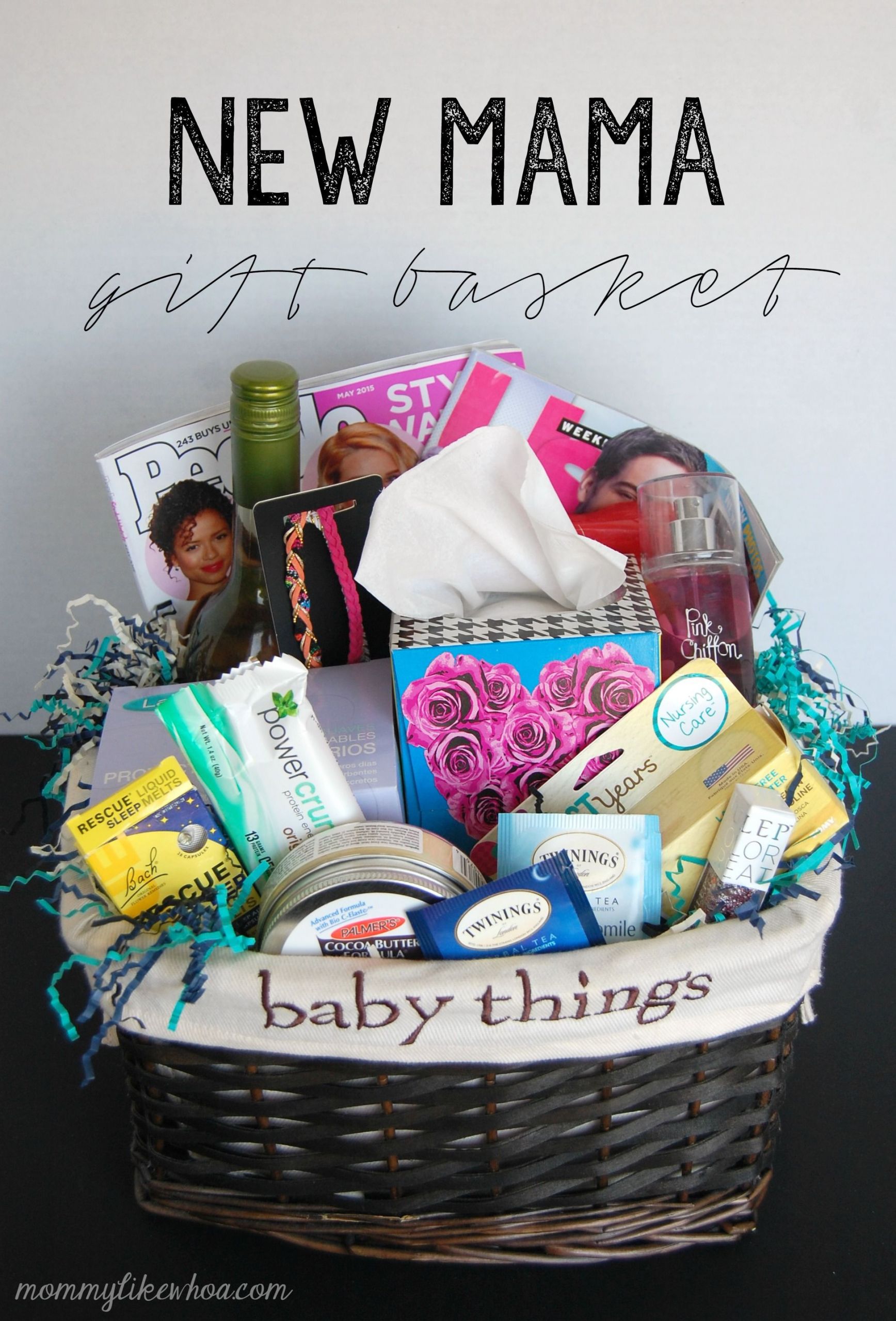 Homemade Gift Basket Ideas For Mom
 New Mama Gift Basket Mommy Like Whoa in 2020