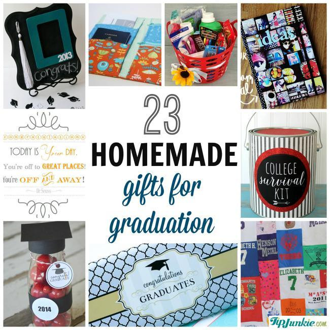 Homemade Graduation Gift Ideas
 23 Easy Graduation Gifts You Can Make in a Hurry – Tip Junkie