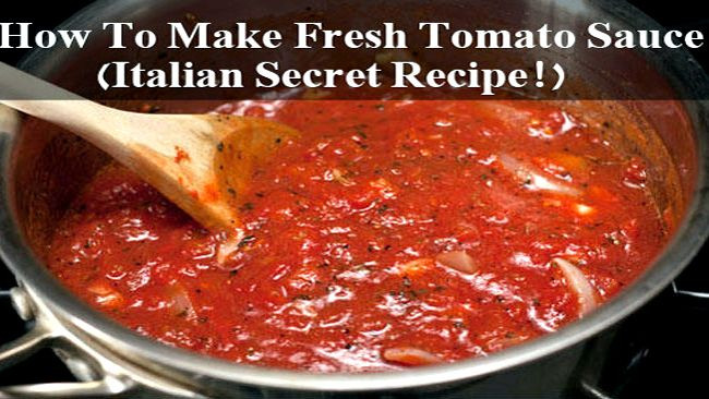 Homemade Spaghetti Sauce From Fresh Tomatoes Real Italian
 Authentic italian spaghetti sauce recipe fresh tomatoes
