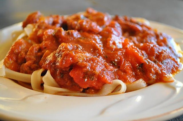 Homemade Spaghetti Sauce From Fresh Tomatoes Real Italian
 homemade spaghetti sauce in the crockpot pletely home
