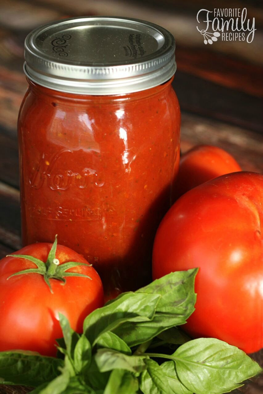 Homemade Spaghetti Sauce From Fresh Tomatoes
 Homemade Canned Spaghetti Sauce