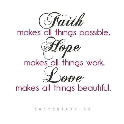Hope For Love Quote
 Famous Quotes Faith Hope Love QuotesGram