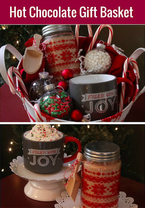 Hot Chocolate Gift Basket Ideas
 Hot Cocoa Gift Basket with Homemade Hot Cocoa Mix