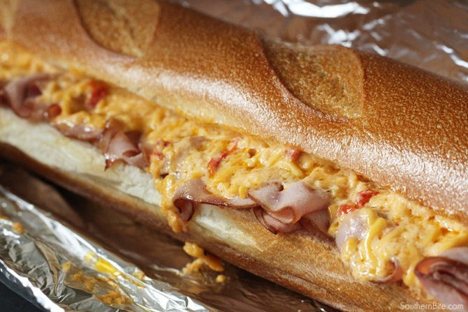 Hot Ham Sandwich Recipes
 Hot Ham and Pimiento Cheese Sandwich Southern Bite
