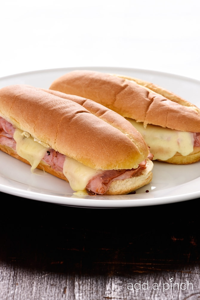 Hot Ham Sandwich Recipes
 Hot Ham and Cheese Sandwiches Recipe Add a Pinch