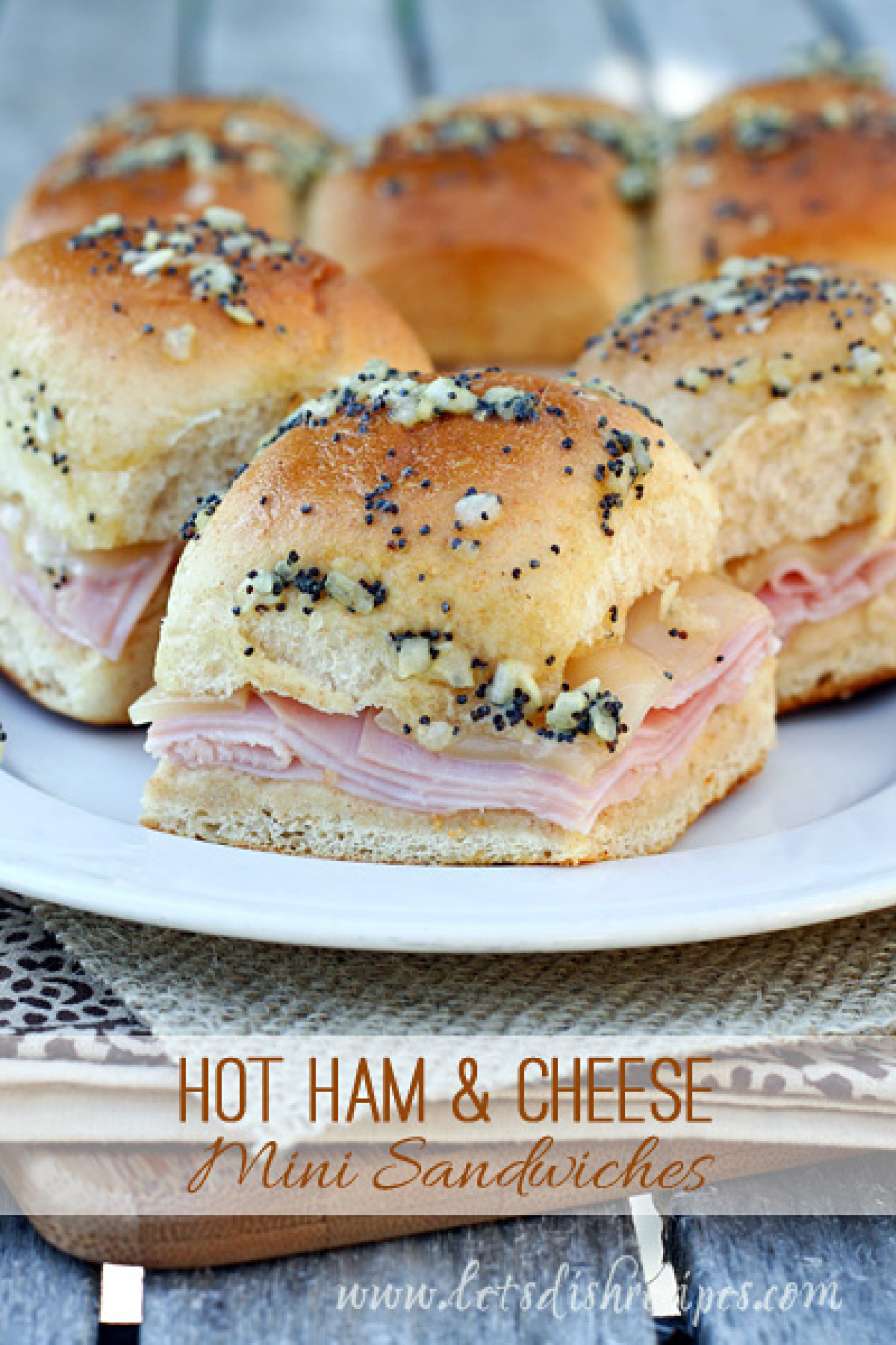 Hot Ham Sandwich Recipes
 Hot Ham and Cheese Mini Sandwiches Recipe