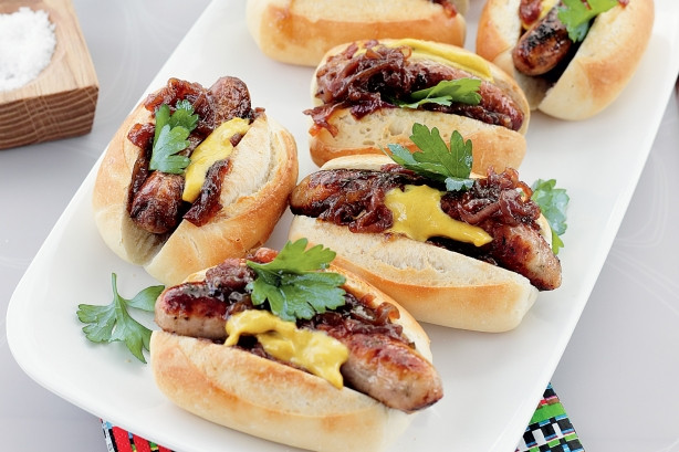 Hot Party Food Ideas
 AFL Grand Final Party Food Ideas Gourmet Hot Dogs Noisette