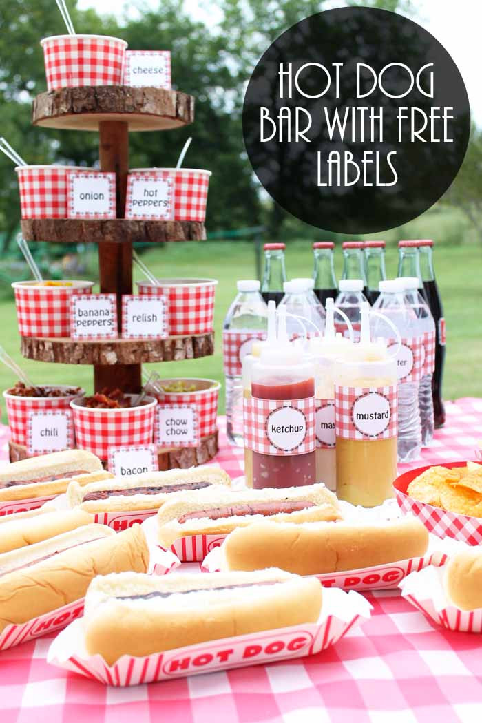 Hot Party Food Ideas
 Party Food Ideas on a Bud Hot Dog Bar The Country