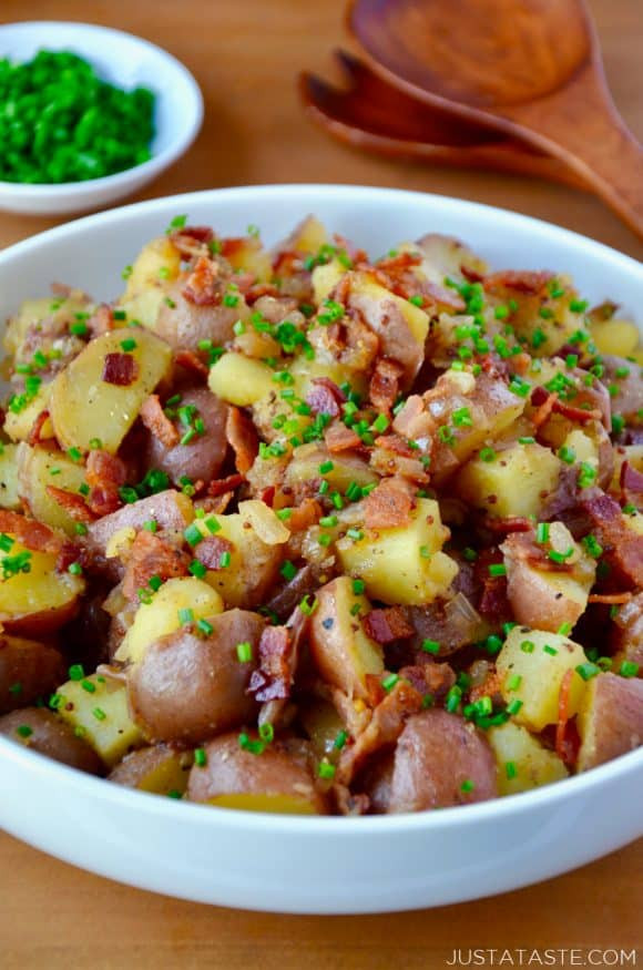 Hot Potato Salad
 Potato Salad with Warm Bacon Dressing