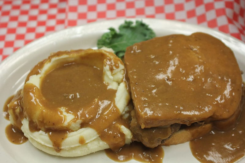 Hot Roast Beef Sandwiches With Gravy   Sandwiches