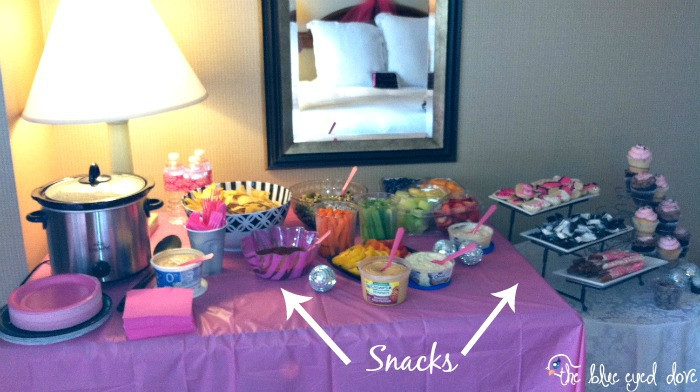 Hotel Party Food Ideas
 Tips for Throwing a Bachelorette Party The Blue Eyed Dove