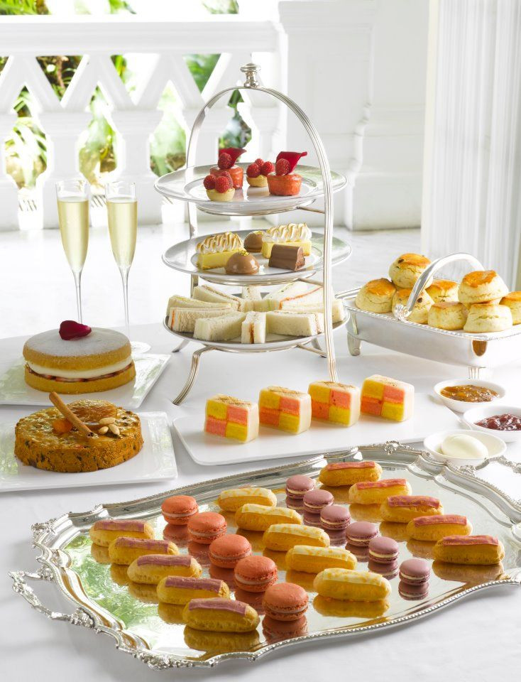 Hotel Party Food Ideas
 Champagne Afternoon Tea at The Raffles Hotel Singapore
