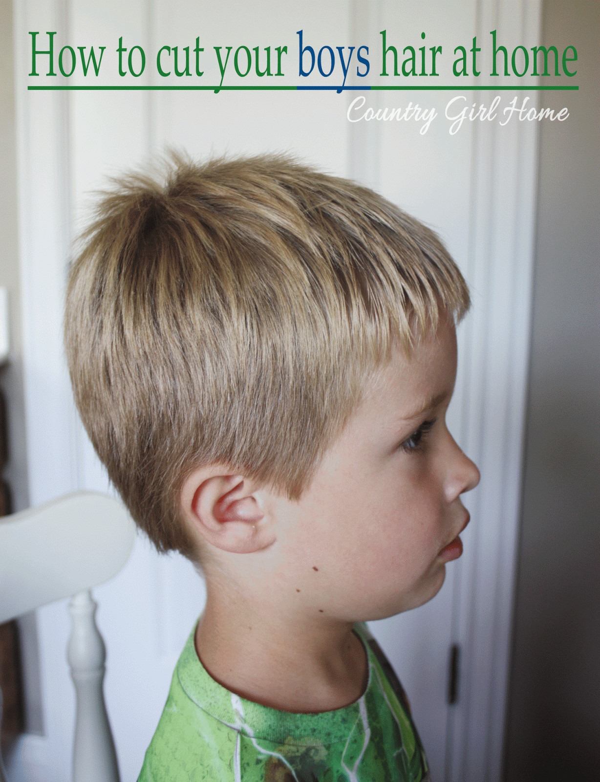 How To Cut Boys Hair With Clippers
 COUNTRY GIRL HOME How to cut your boys hair at home for