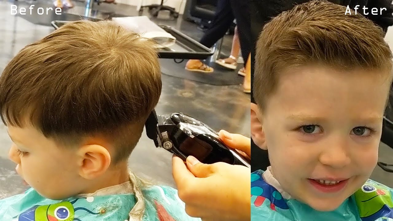 How To Cut Boys Hair With Clippers
 How to Cut Little Boys Hair with Clippers & Scissors