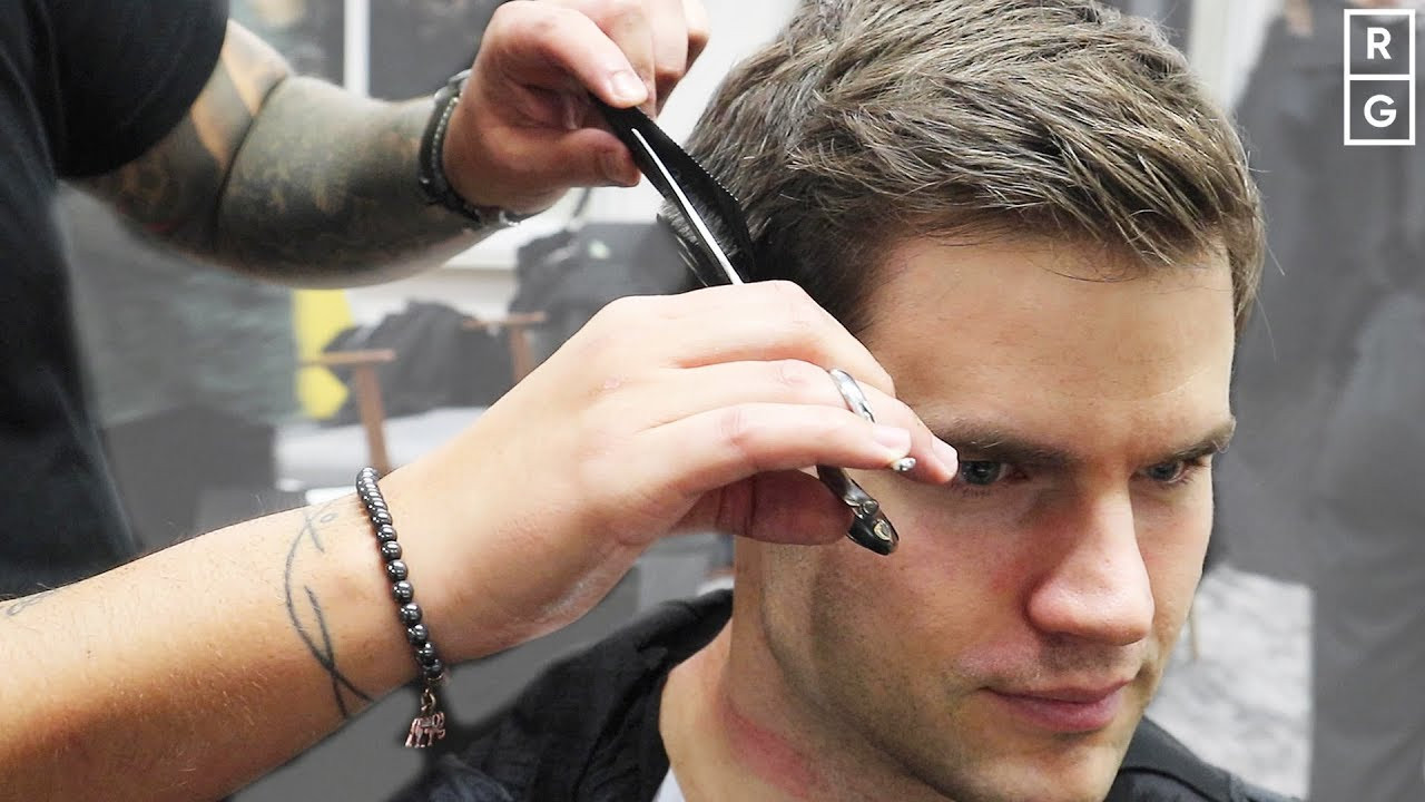 How To Cut Boys Hair With Scissors
 Classic Scissor Cut Short Back & Sides Men s Haircut