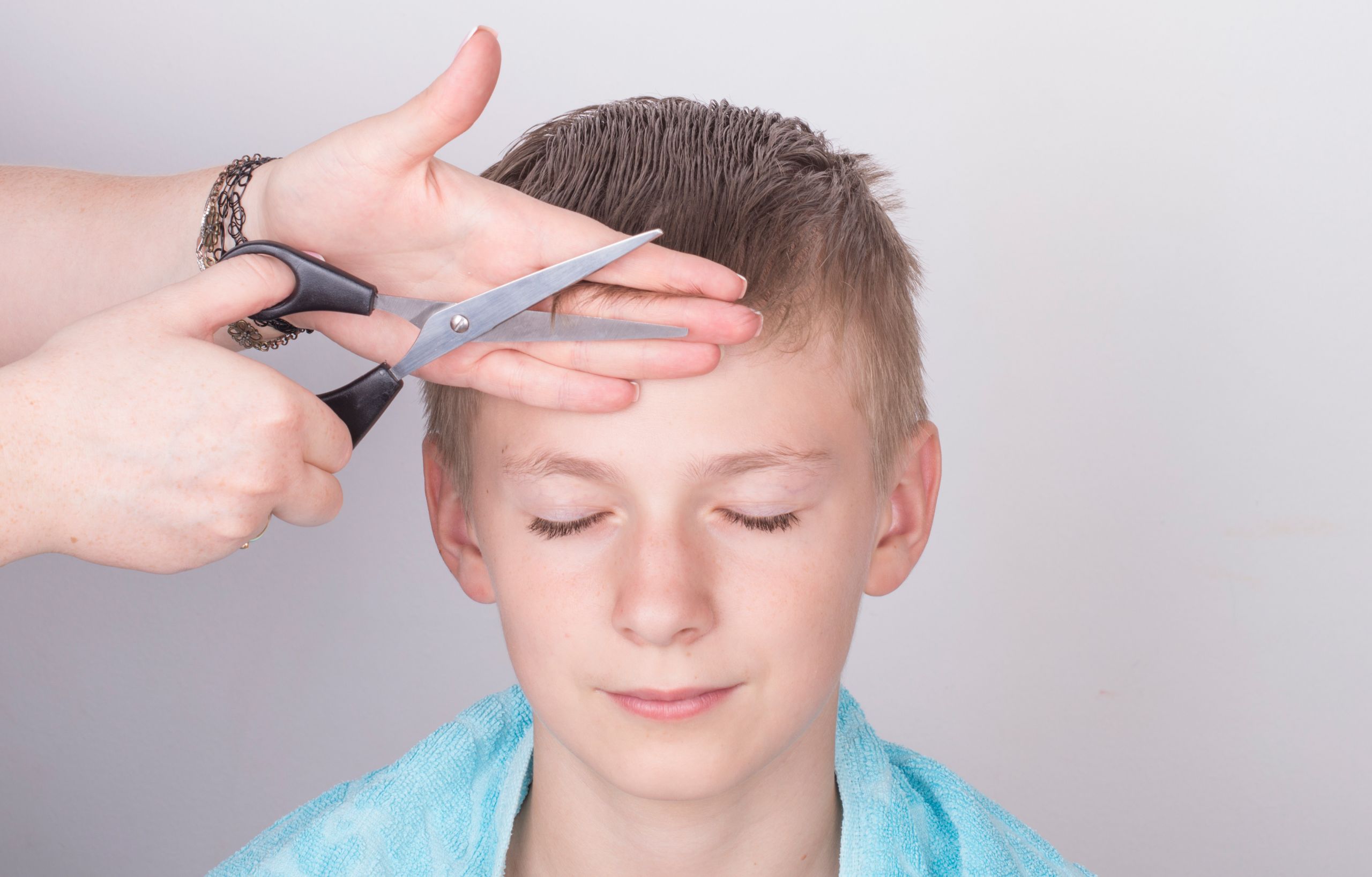 How To Cut Boys Hair With Scissors
 3 Ways to Cut Boys Hair wikiHow