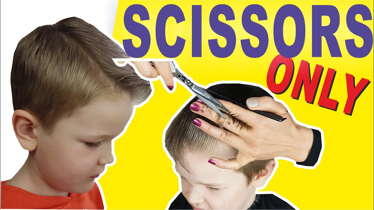 How To Cut Boys Hair With Scissors
 HOW TO CUT BOYS HAIR AT HOME