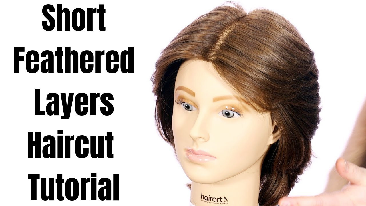 How To Cut Short Hair
 Short Feathered Layered Haircut Tutorial TheSalonGuy e