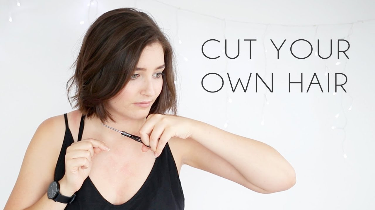 How To Cut Short Hair
 How to cut your own hair Blunt bob