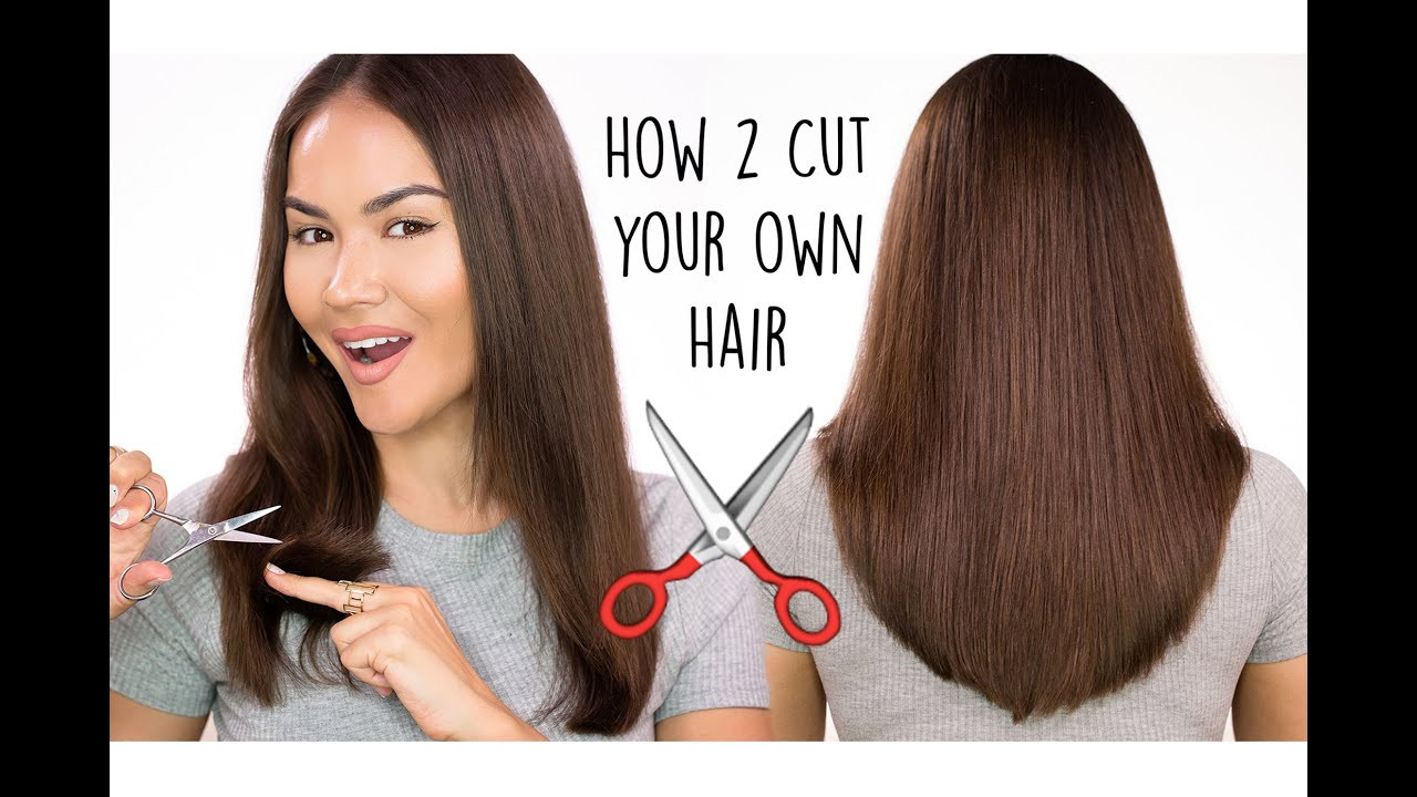 How To Cut Women'S Hair
 How To Cut Your Own Hair l DIY HAIRCUT TUTORIAL