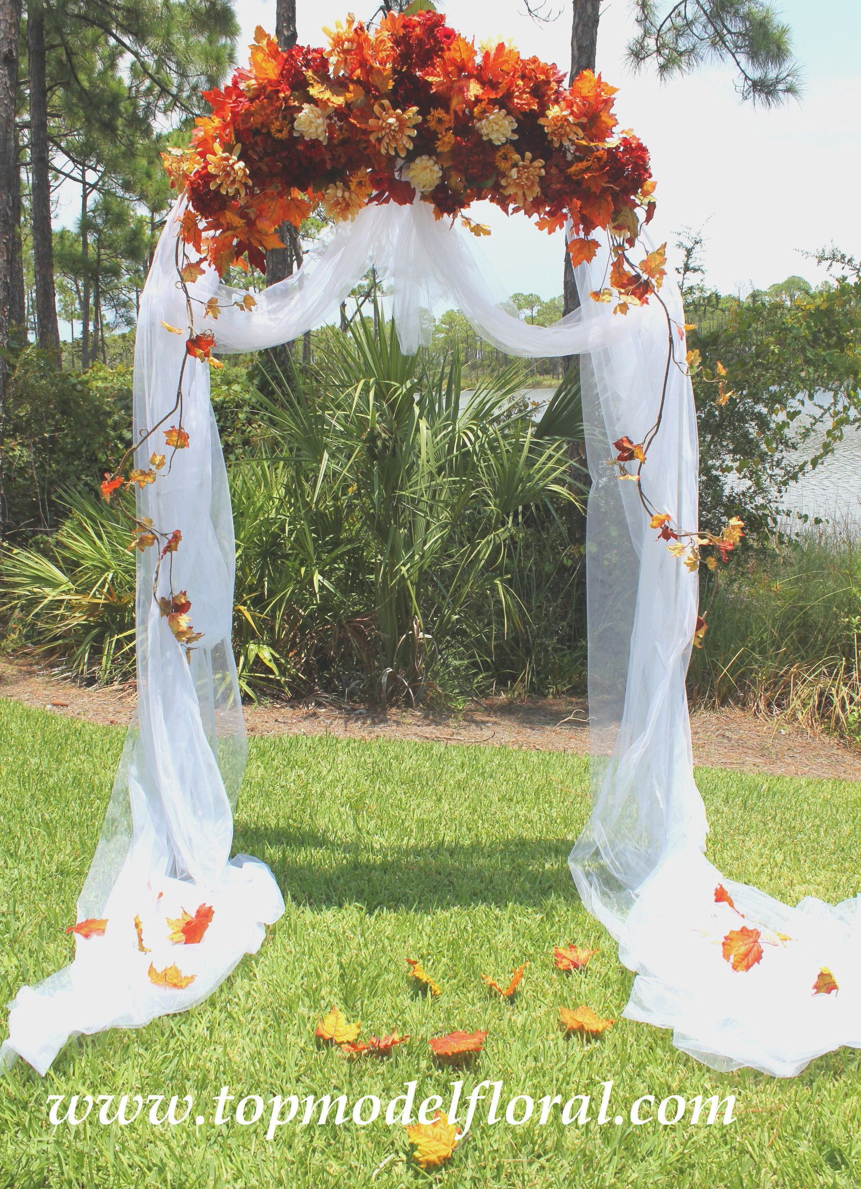 How To Decorate A Wedding Arch With Fabric
 wedding arches