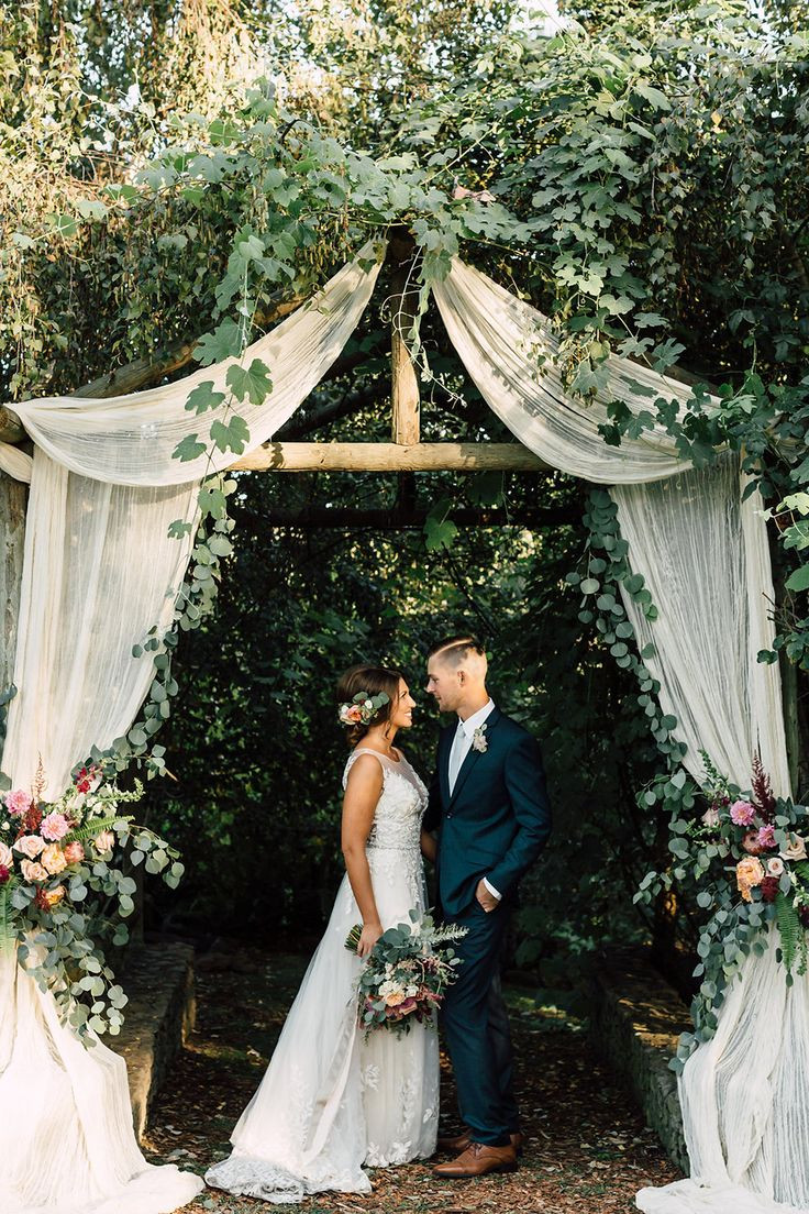 How To Decorate A Wedding Arch With Fabric
 30 Best Floral Wedding Altars & Arches Decorating Ideas