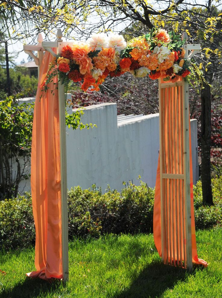 How To Decorate A Wedding Arch With Fabric
 How To Decorate A Wedding Arch With Fabric