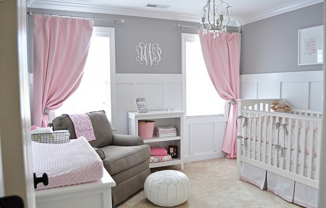 How To Decorate Baby Room
 Grey and White