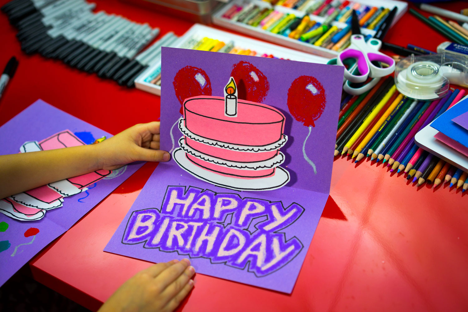 How To Draw A Birthday Card
 How To Make A Pop Up Birthday Card Art For Kids Hub