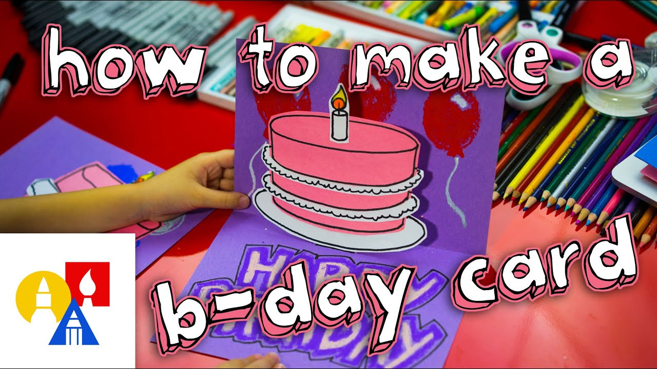 How To Draw A Birthday Card
 How To Make A Pop Up Birthday Card