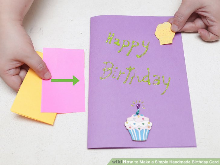 How To Draw A Birthday Card
 How to Make a Simple Handmade Birthday Card 15 Steps